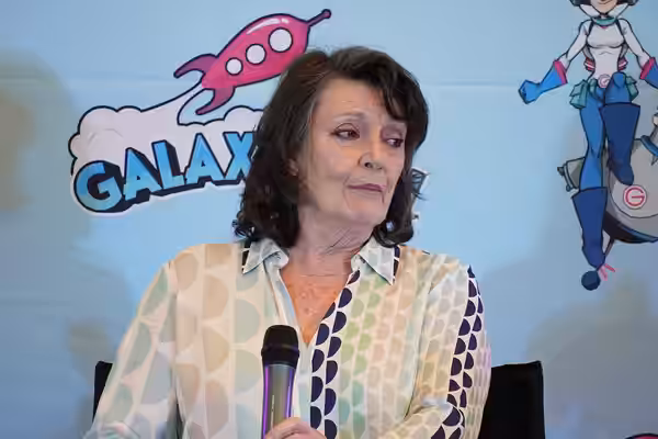 Sarah Douglas at GalaxyCon Richmond in 2023