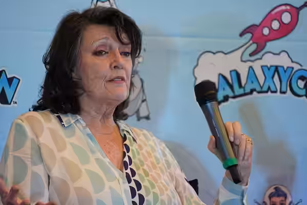 Sarah Douglas at GalaxyCon Richmond in 2023