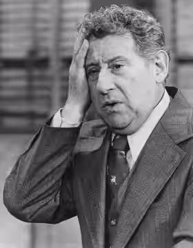 Jack Gilford stars as Larry King, part owner of a Philadelphia talent agency who's hopelessly intrigued by odd-ball acts and out-of work actors, in "The Jack Gi (1976)