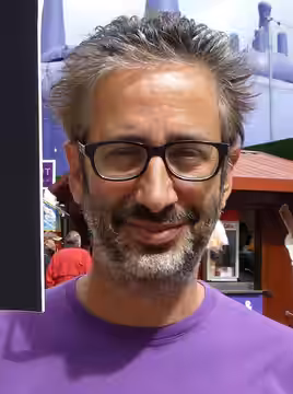 David Baddiel at the Secret Comedy Podcast (2013)