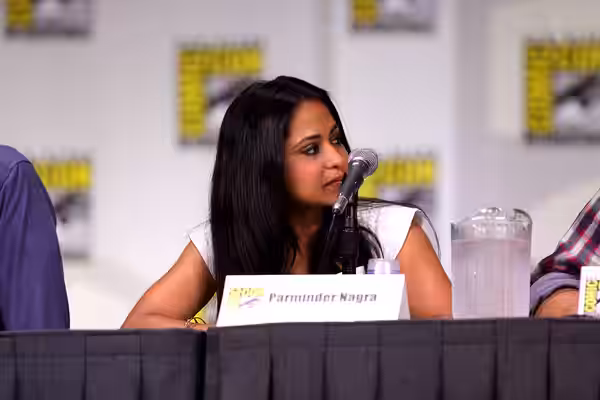 Parminder Nagra at the 2011 San Diego Comic-Con International in San Diego, California. Please attribute to Gage Skidmore if used elsewhere.