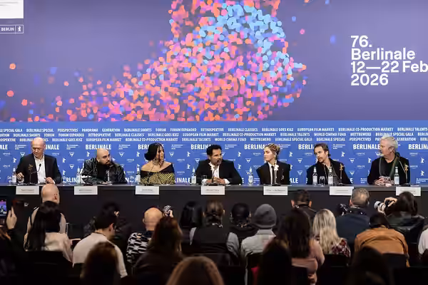 Director Gore Verbinski, cast members Sam Rockwell, Haley Lu Richardson, Zazie Beetz, Michael Peña and Asim Chaudhry, and producer Robert Kulzer at the press co (2026)