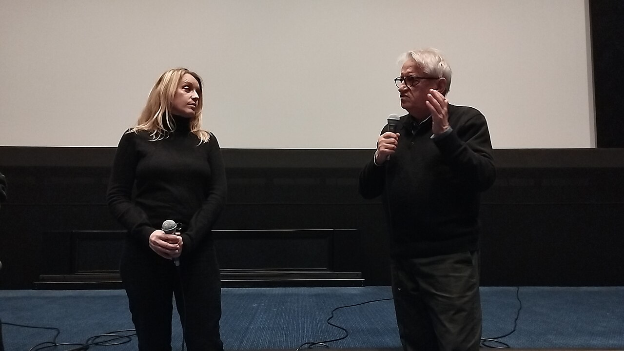 Ludivine Sagnier et Gérard de Battista présentant "La Petite Lili" à la Cinémathèque française, en janvier 2024.