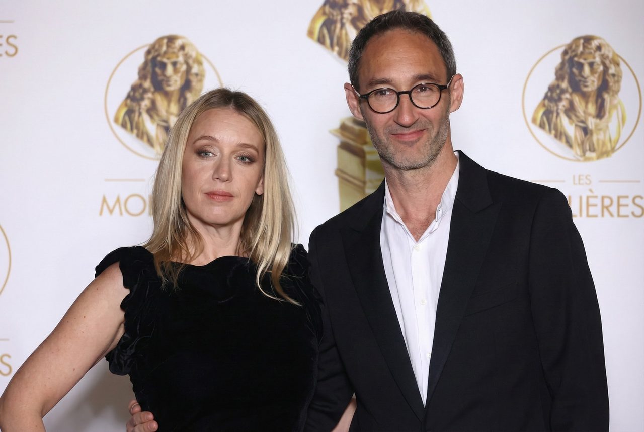 Sébastien Davis et Ludivine Sagnier lors de la cérémonie des Molières 2024 (2026)