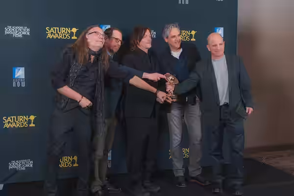 Greg Nicotero, Scott Gimple, Norman Reedus, Jason Richman, &amp; David Zabel at the 53rd Saturn Awards (2026)