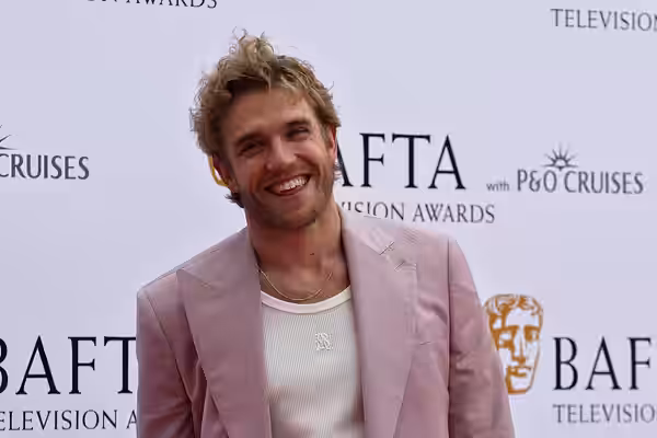 Bobby Lockwood at the TV BAFTAs red carpet, May 26 (2026)