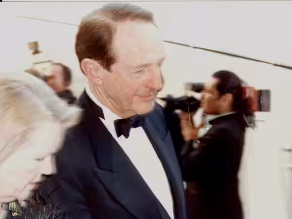 One of the longest-working character actors of our time, William Schallert, on the red carpet at the 62nd Annual Academy Awards, 3/26/90 - Permission granted to (1990)