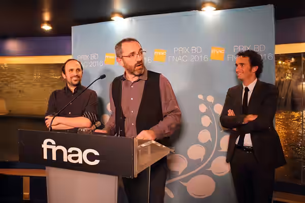 Benjamin Renner, Wilfrid Lupano, Alexandre Bompard - Prix BD Fnac 2016