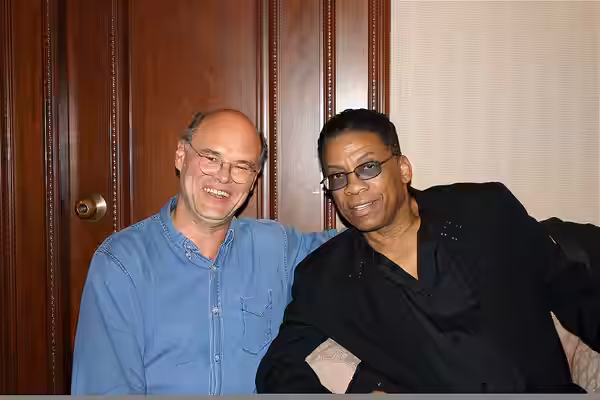 Christoph Spendel mit Herbie Hancock
