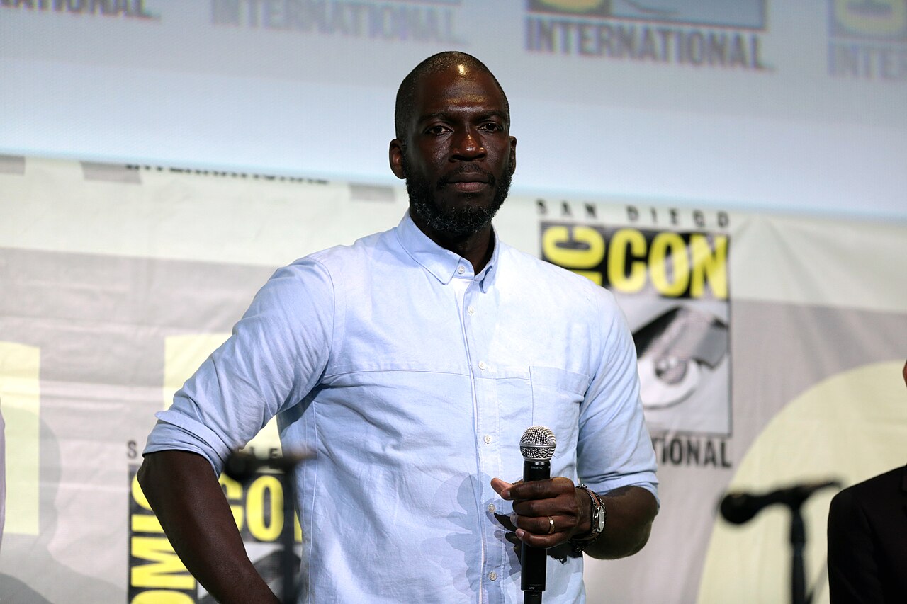 Rick Famuyiwa speaking at the 2016 San Diego Comic Con International, for "Warner Bros. Pictures", at the San Diego Convention Center in San Diego, California. 