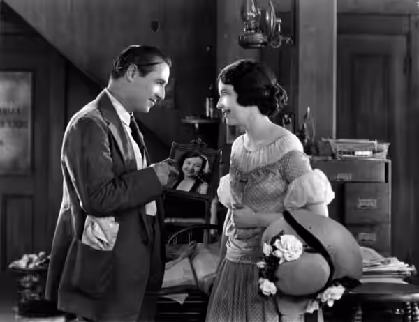 Elliott Dexter (left) and Helen Jerome Eddy in An Old Sweetheart Of Mine (1923)