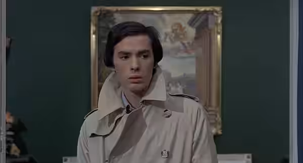 Pierre Clémenti in una scena del film italiano Scusi, facciamo l'amore? (1968)