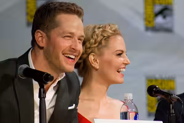Josh Dallas &amp; Jennifer Morrison Once Upon a Time Panel at the 2014 Comic-Con International.