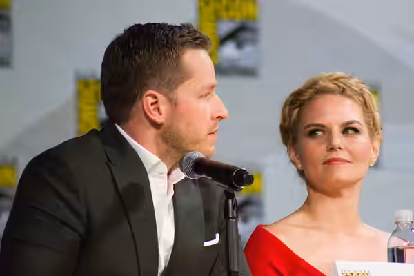 Josh Dallas &amp; Jennifer Morrison Once Upon a Time Panel at the 2014 Comic-Con International.