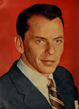 Photo of Frank Sinatra in 1957 from the publication TV-Radio Mirror.