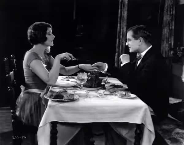 Eleanor Boardman (left) and Creighton Hale in Exchange of Wives (1925)