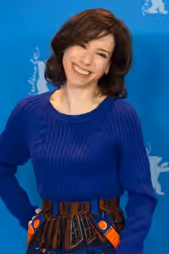 The actress Sally Hawkins at the presentation of the movie Maudie at the Berlinale 2017