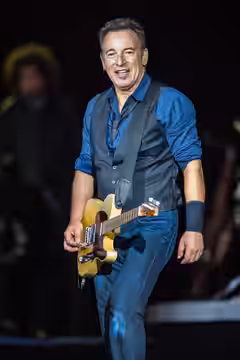 Bruce Springsteen performing at Roskilde Festival 2012. Photo credit: Bill Ebbesen.