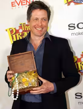 Hugh Grant: The Pirates, Band of Misfits 2012.