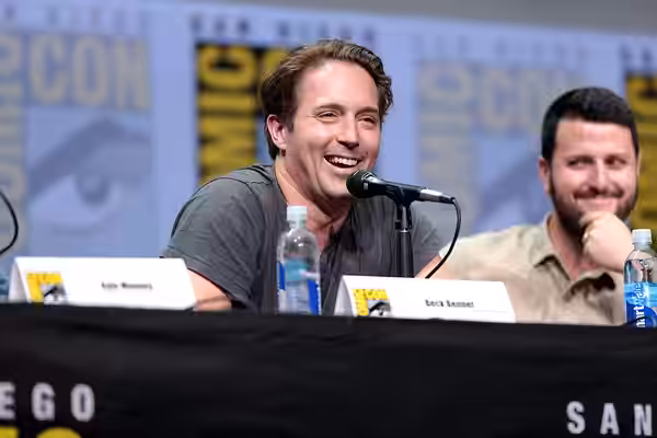 Beck Bennett speaking at the 2017 San Diego Comic Con International, for "Brigsby Bear", at the San Diego Convention Center in San Diego, California. Please att