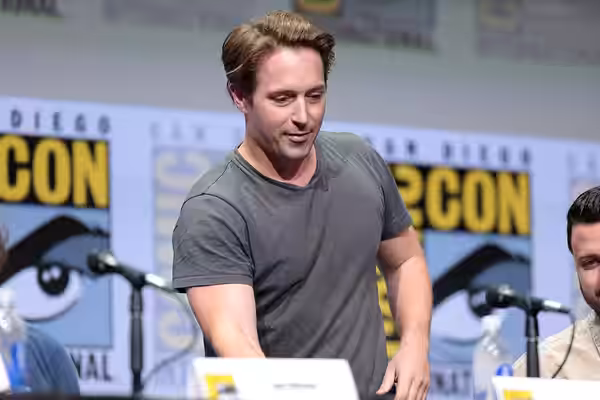 Beck Bennett speaking at the 2017 San Diego Comic Con International, for "Brigsby Bear", at the San Diego Convention Center in San Diego, California. Please att