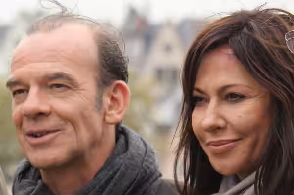 Martin Wuttke und Simone Thomalla als Ermittlerduo Keppler/Saalfeld (Leipzig) bei einem WDR-Pressefototermin zum Kölner Tatort "Ihr Kinderlein kommet" (2011)