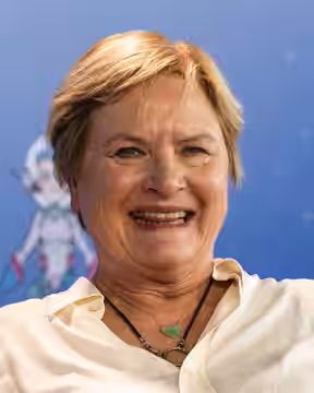 Denise Crosby, actor, at GalaxyCon Nashville in Nashville, TN in May 2026
