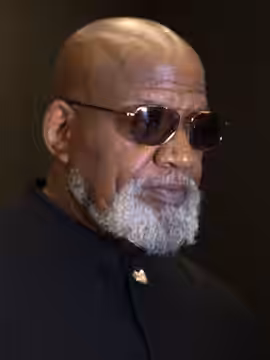 AUSTIN -- APRIL 10: The press interviews Harry Edwards, Professor Emeritus of University of California in Berkeley, after President Barack Obama's keynote addre (2014)