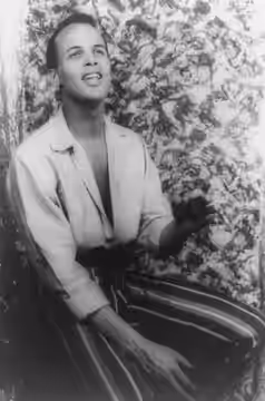 Portrait of Harry Belafonte, Almanac, 1954 Feb. 18.