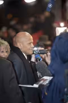 Harry Belafonte at the premiere of the documentary movie "Sing Your Song" about himself at the FriedrichstadtPalast, Berlin, Berlinale 2011