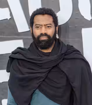 Nicholas Pinnock at Caught stealing premiere London 2025