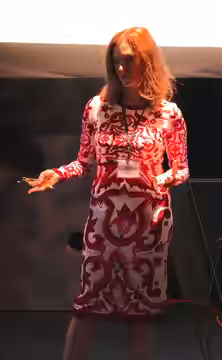 Leslie Zemeckis at San Diego Writers Festival in Coronado, California in April 2025