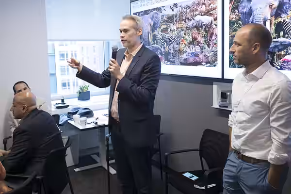 Jonathan Jackson at a community led session during the Schwab Foundation Social Entrepreneurs Summit 2018 on September 23, 2018 in New York, NY USA. Copyright b