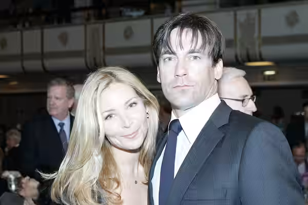 Jennifer Westfeldt and Jon Hamm 67th Annual Peabody Awards Luncheon Waldorf=Astoria Hotel New York, NY USA June 16, 2008