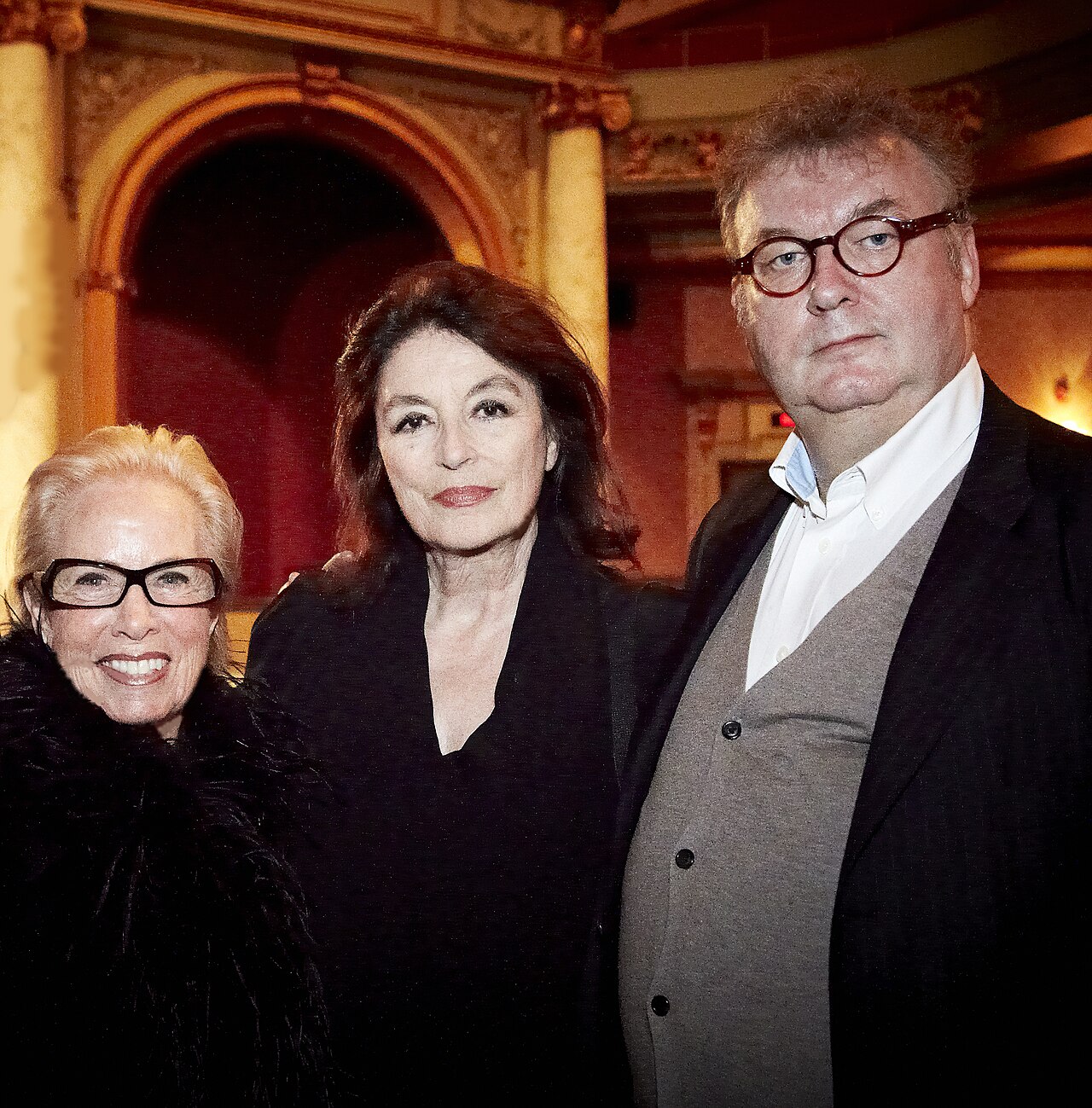 Anouk Aimée, Maidy Teitelbaum, Dominique Besnehard à Cinemania en 2013