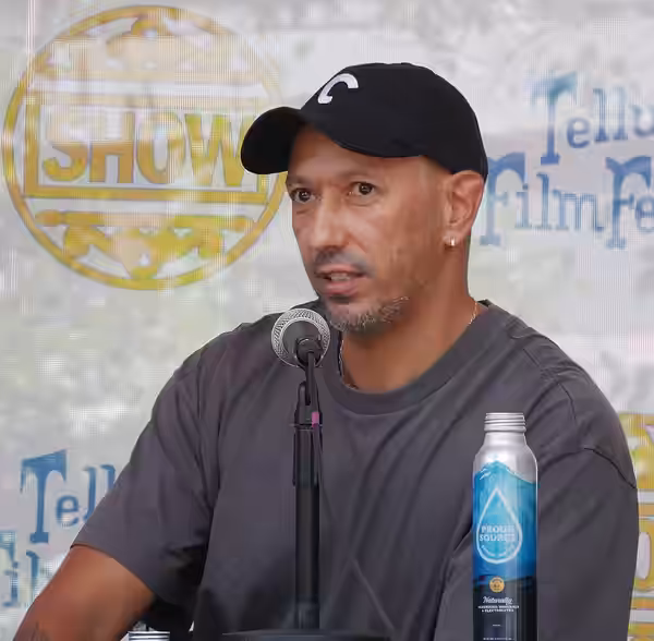 talking at the 2025 Telluride Film Festival