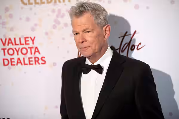 David Foster on the red carpet at 2022 Gateway Celebrity Fight Night at the JW Marriott Desert Ridge Resort &amp; Spa in Phoenix, Arizona. Please attribute to G
