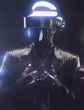 Promotional picture of Daft Punk after the release of Random Access Memories (2013)