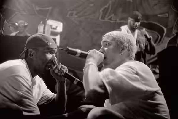 Proof and Eminem 1999 at the Juice Jam in Munich/Germany