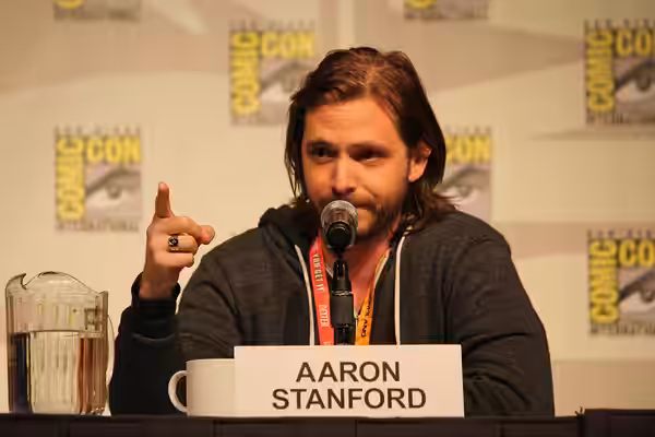 Aaron Stanford en el San Diego Comic Con (2012)