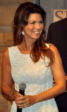 Shania Twain at a Country Music Hall of Fame press conference announcing a two-year residency at Caesar's Palace in Las Vegas (2011)