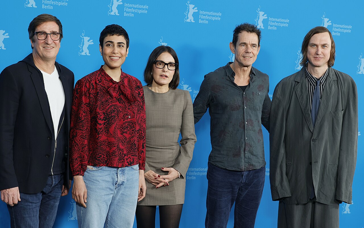 Filmcrew of Das Licht: Uwe Schott, Tala Al-Deen, Nicolette Krebitz, Tom Tykwer, Lars Eidinger at Berlinale 2025
