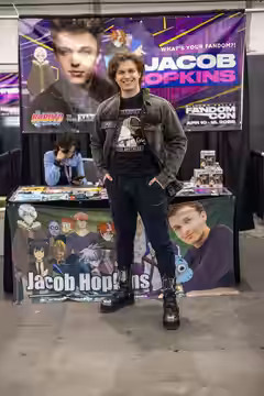 Jacob Hopkins at Fandomcon San Jose in 2026