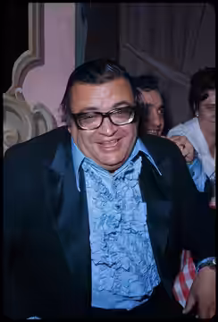 Title: Mario Puzo, author [of "Godfather" at party, New York City] Creator(s): Gotfryd, Bernard, photographer Date Created/Published: [14 March 1972] Medium: 1 