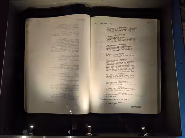 Script of The Godfather Part II (1974) by Francis Ford Coppola and Mario Puzo (based on Mario Puzo's novel The Godfather), winners of the Academy Award for Best (2022)