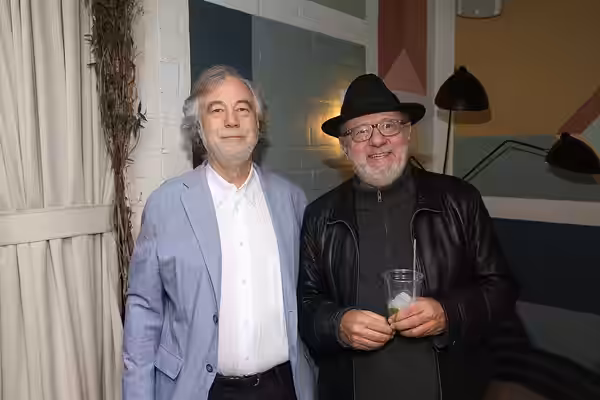 Patrick Cassavetti, Joe Medjuck. Photo: Jesse Grant. (2018)