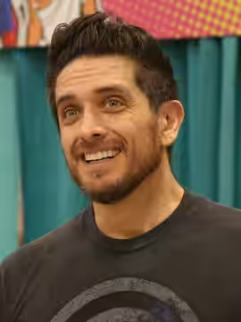Josh Keaton at Animate! Des Moines in 2023