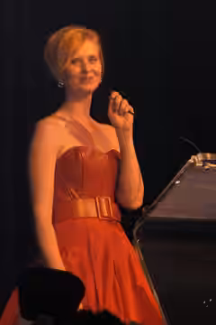 Cynthia Nixon as Honorary Chair of the The Imperial Court of New York's annual Night of a Thousand Gowns Coronation Ball in Times Square. (2008)