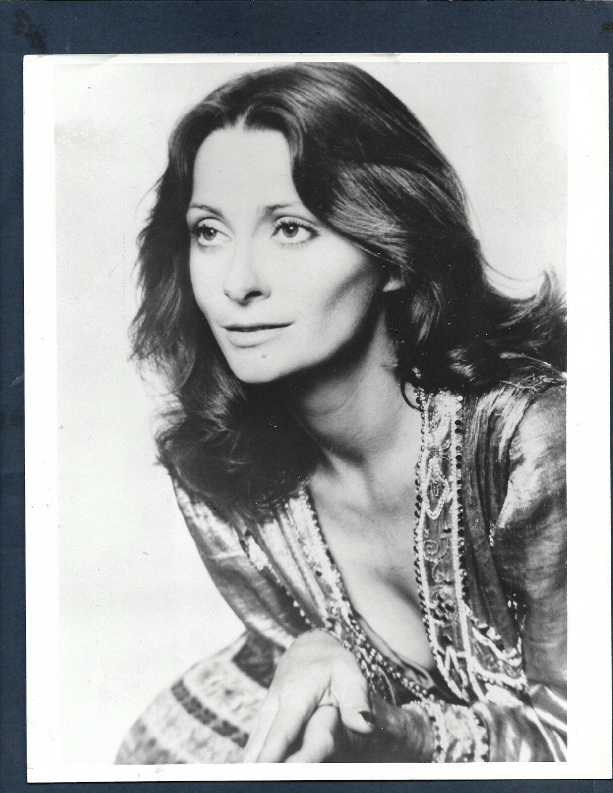 Publicity photo of Elizabeth Ashley for Wilbur Theatre's production of Hide and Seek (1983)