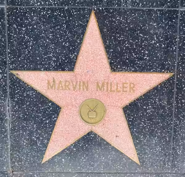Miller's star on the Hollywood Walk of Fame. (2025)